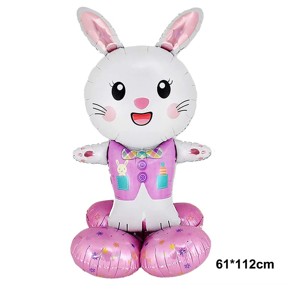 Easter Banner Easter Sign Garlands Rabbit Swirl Hanging Decoration Easter Egg Carrot Bunny Banner Happy Easter Party Decorations