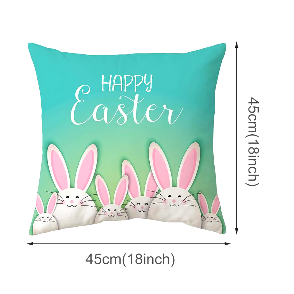 Happy Easter Decoration for Home Easter Rabbit Eggs Pillowcase Bunny Easter Party Decoration Supplies Easter Party Favor Gift