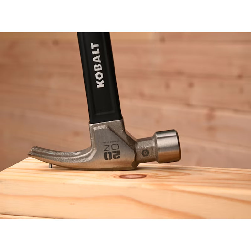 20 Ounce(S) Smooth Face Steel Head Fiberglass Claw Hammer