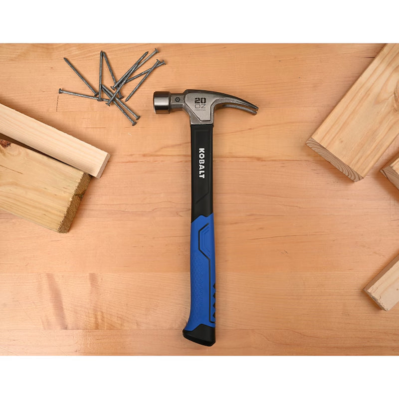 20 Ounce(S) Smooth Face Steel Head Fiberglass Claw Hammer