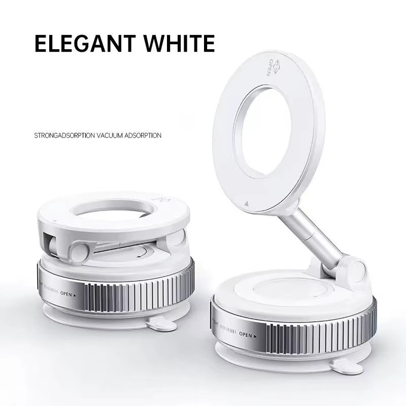 For Magsafe Car Phone Holder Suction Cup Vacuum Magnetic Phone Hholder 360° Rotatable and Foldable Phone Holder