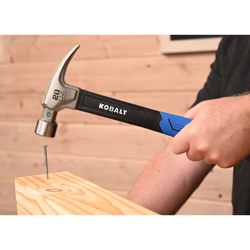 20 Ounce(S) Smooth Face Steel Head Fiberglass Claw Hammer