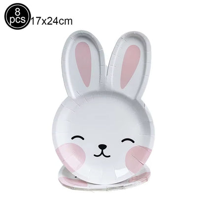 Easter Banner Easter Sign Garlands Rabbit Swirl Hanging Decoration Easter Egg Carrot Bunny Banner Happy Easter Party Decorations