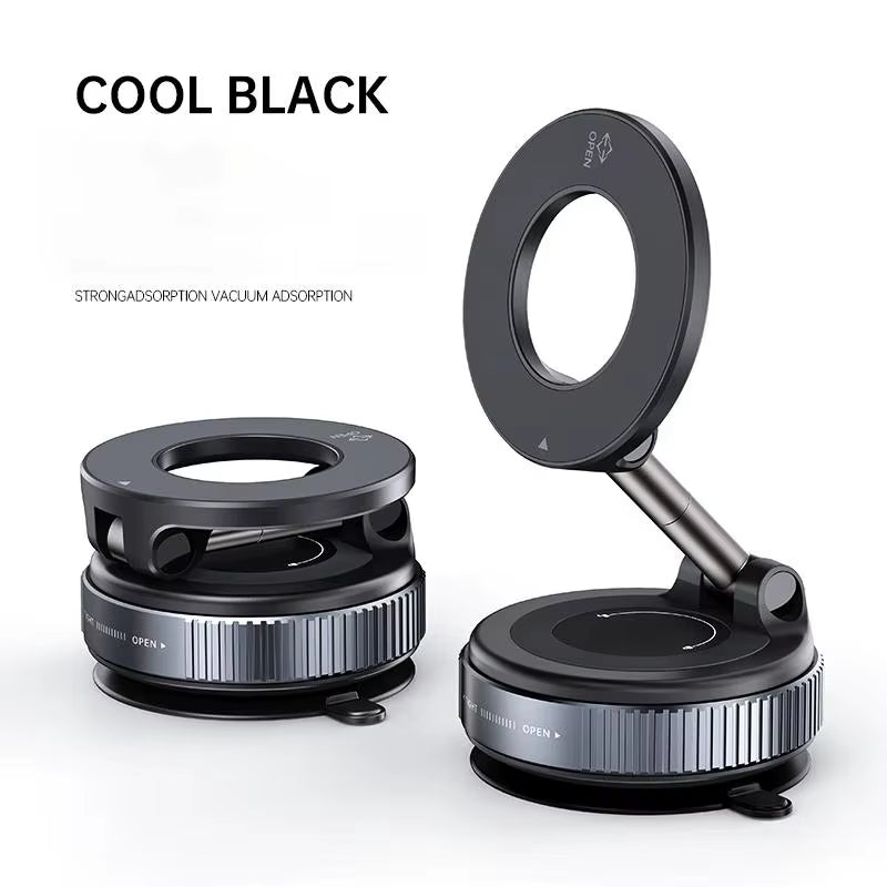 For Magsafe Car Phone Holder Suction Cup Vacuum Magnetic Phone Hholder 360° Rotatable and Foldable Phone Holder