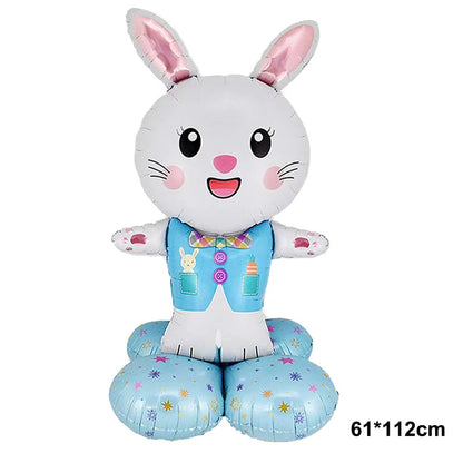 Easter Banner Easter Sign Garlands Rabbit Swirl Hanging Decoration Easter Egg Carrot Bunny Banner Happy Easter Party Decorations