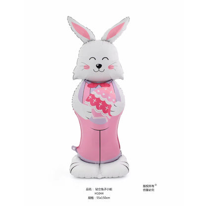 Easter Banner Easter Sign Garlands Rabbit Swirl Hanging Decoration Easter Egg Carrot Bunny Banner Happy Easter Party Decorations